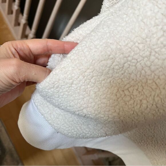 Athleta Tugga Sherpa Hoodie in Natural M - Picture 14 of 16